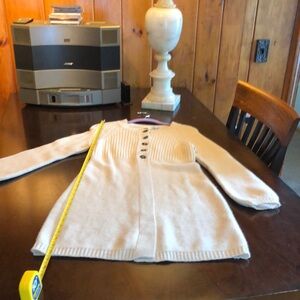 Cozy Cream Cardigan with Button Detail